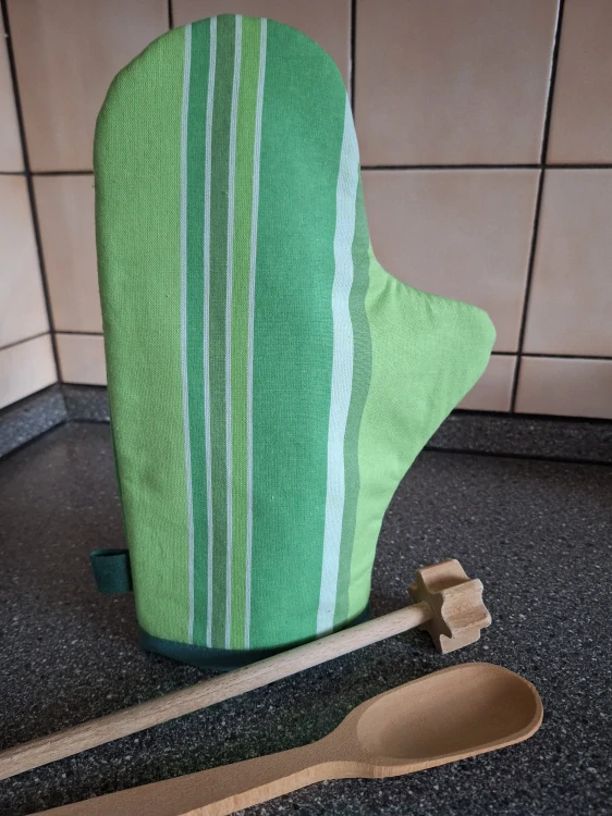 Kuchyňská chňapka zelená
