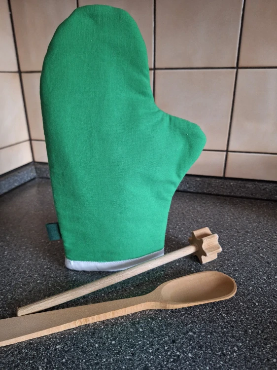 Kuchyňská chňapka zelená